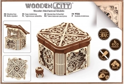 Træmekanisk puslespil Hemmelighedsboks