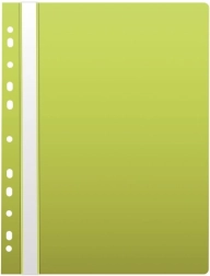 Lysegrøn A4-hurtigindbinder med eurohuller
