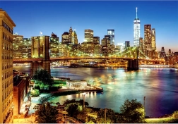 Puslespil Lys over Brooklyn Bridge 6000 brikker