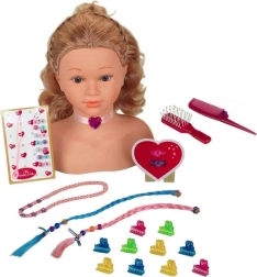 Friseringshoved med tilbehør Princess Coralie