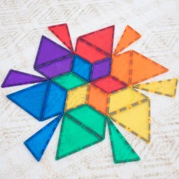 CONNETIX Rainbow Shape Expansion Pack – magnetisk byggesæt, 36 dele