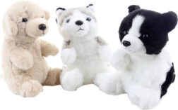 Plys hund 17 cm, miljøvenlig