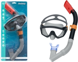 Snorkelsæt maske og snorkel BESTWAY – sort