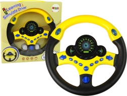 Interaktivt gult rat køresimulator Lyde Lys