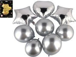 Sæt med oppustelige balloner med hjerte - 8 stk.