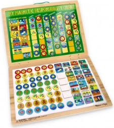 Magnetisk ansvarstavle til børn