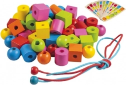 Detoa træperler til snøring for de mindste