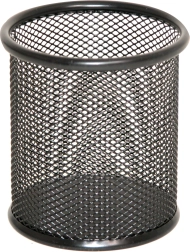 Sort kontorholder til blyanter