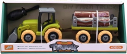 Traktor med anhænger til skruning 28 × 7,5 × 8,5 cm