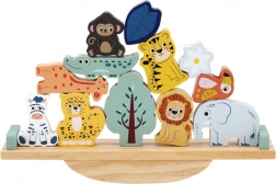 balancespil safari i træ til børn 2+