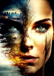 Diamantmaleri – Apokalypsens ansigt 30 × 40 cm