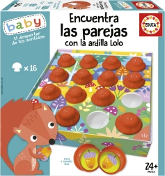 EDUCA Baby Find par med egernet Lolo