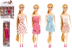 Dukke med langt fletning