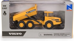 Miniaturet Volvo A25G dumptruck med gummidæk