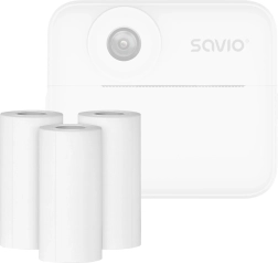 Termiske papirruller til instantkamera Savio AN-01, 57 × 23 mm, 5 m (sæt med 3 stk)
