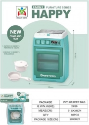 Legekomfur med ovn med effekter 14 cm