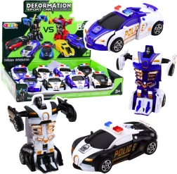 Auto Robot 2v1 Sport Politibil