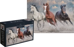 Puslespil Wild Horses: Tre vilde heste 1000 brikker