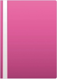 Hurtigsamler A4 i polypropylen, lyserød