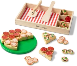Træpizza til at skære og samle