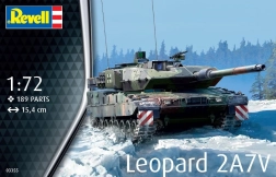 Plastikmodel af kampvognen Leopard 2A7V 1:72