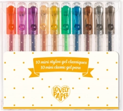 DJECO Sæt med 10 mini gelpenne