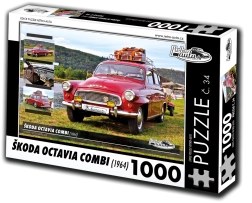 Retro-biler puslespil škoda octavia combi (1964) – 1000 brikker