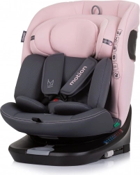 Autostol i-Size 40–150 cm med ISOFIX og drejelig base, Flamingo