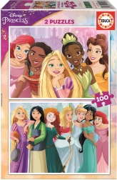 Educa puslespil Disney Prinsesser 2×100 brikker