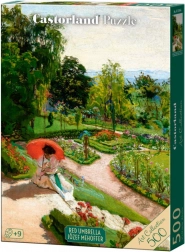 Puslespil 500 brikker – Rød paraply af Józef Mehoffer