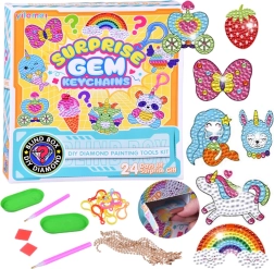 Kreativ adventskalender – diamantmaling og glitrende vedhæng til børn