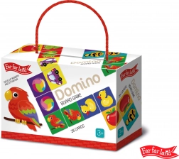 Domino Far Far Land farverigt med billeder
