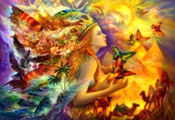 Puslespil Fantastisk farverig verden 1000 brikker