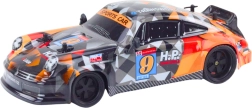 RC-bil med fjernbetjening 1:18 gummidrifthjul orange