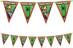 Vimpelgirlande med Minecraft-flag Procos