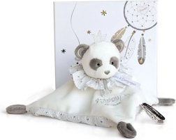 Gavesæt - plys krammetæppe panda