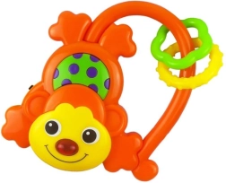 Baby Mix rasle med lyd abe orange