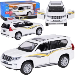 Metalmodel af TOYOTA LAND CRUISER PRADO med lys og lyd
