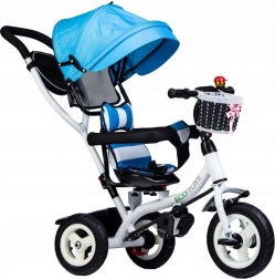 Trekcykel med drejelig kaleche og slidstærke gummihjul fra ECOTOYS