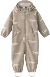 Leokid softshell-heldragt Lilo beige woof 104
