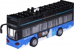 To-etagers sightseeingbus med effekter 28 cm