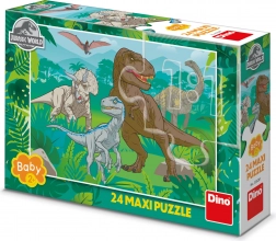 Dino puslespil Jurassic World Maxi 24 brikker