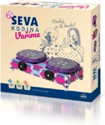 Byggesæt SEVA Familien Vi laver mad – køkkenmaskine, kogeplade og mikrobølgeovn, 682 dele