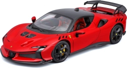 bburago 1:18 ferrari sf90 xx stradale rød model