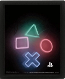 3D-billede PLAYSTATION – lentikulært print 23 × 28 cm