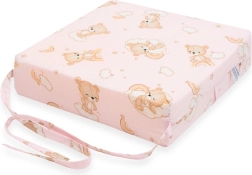 Børne-sædepude til stol NEW BABY Basic Bear lyserød