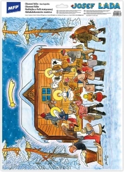 Vinduesfolie jul Josef Lada