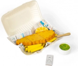 Trælegetøj Fisk og Pommes frites fra Bigjigs Toys