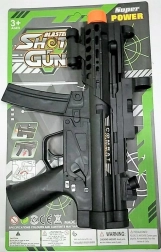 Maskingevær med lyd og lys