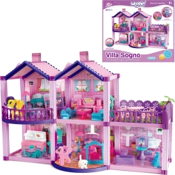 WOOPIE dukkehus Pony Fantasy Villa med 120 dele